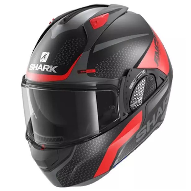 Shark Evo Gt Encke Mat Black Red Anthracite XL