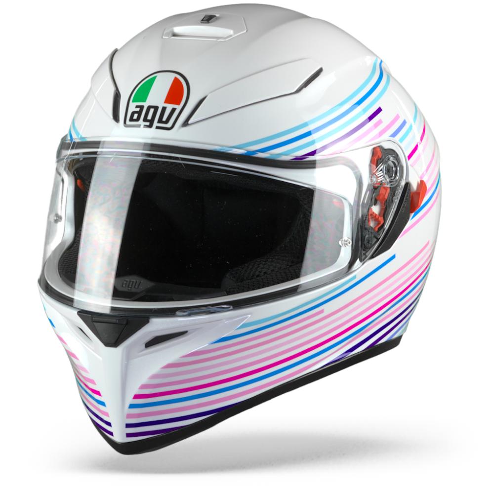 AGV K3 SV Max Vision Sakura Pearl White Purple XS