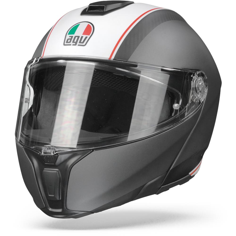 AGV Sportmodular Cover Matt Gunmetal White XL