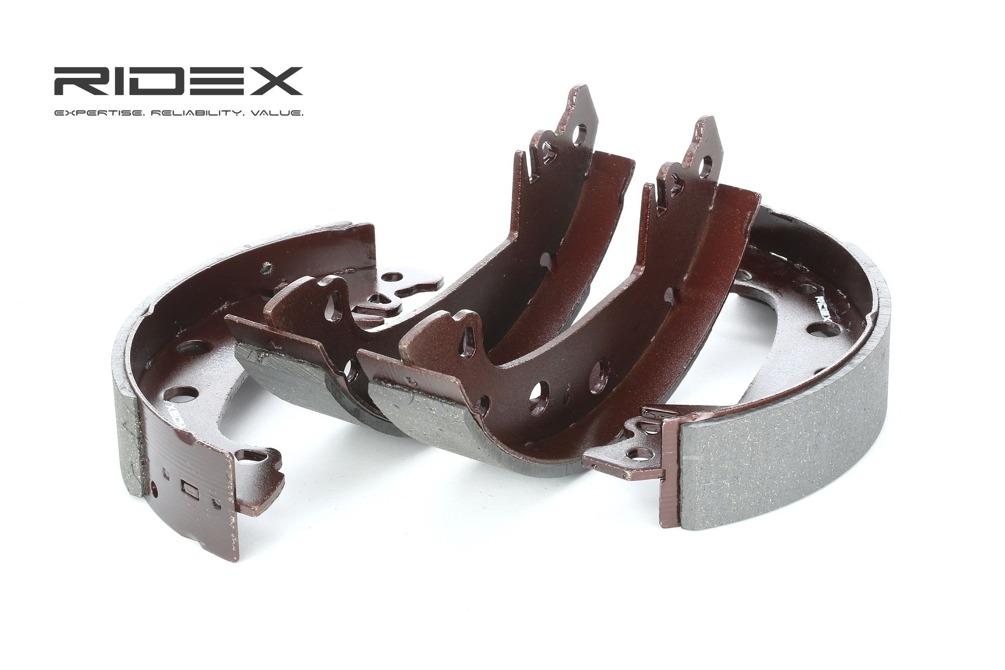 RIDEX Jarrukengät RENAULT,FIAT,PEUGEOT 70B0105 0060750467,60750467,95624959 Jarrukenkäsarja 95625020,424117,4241A4,423807