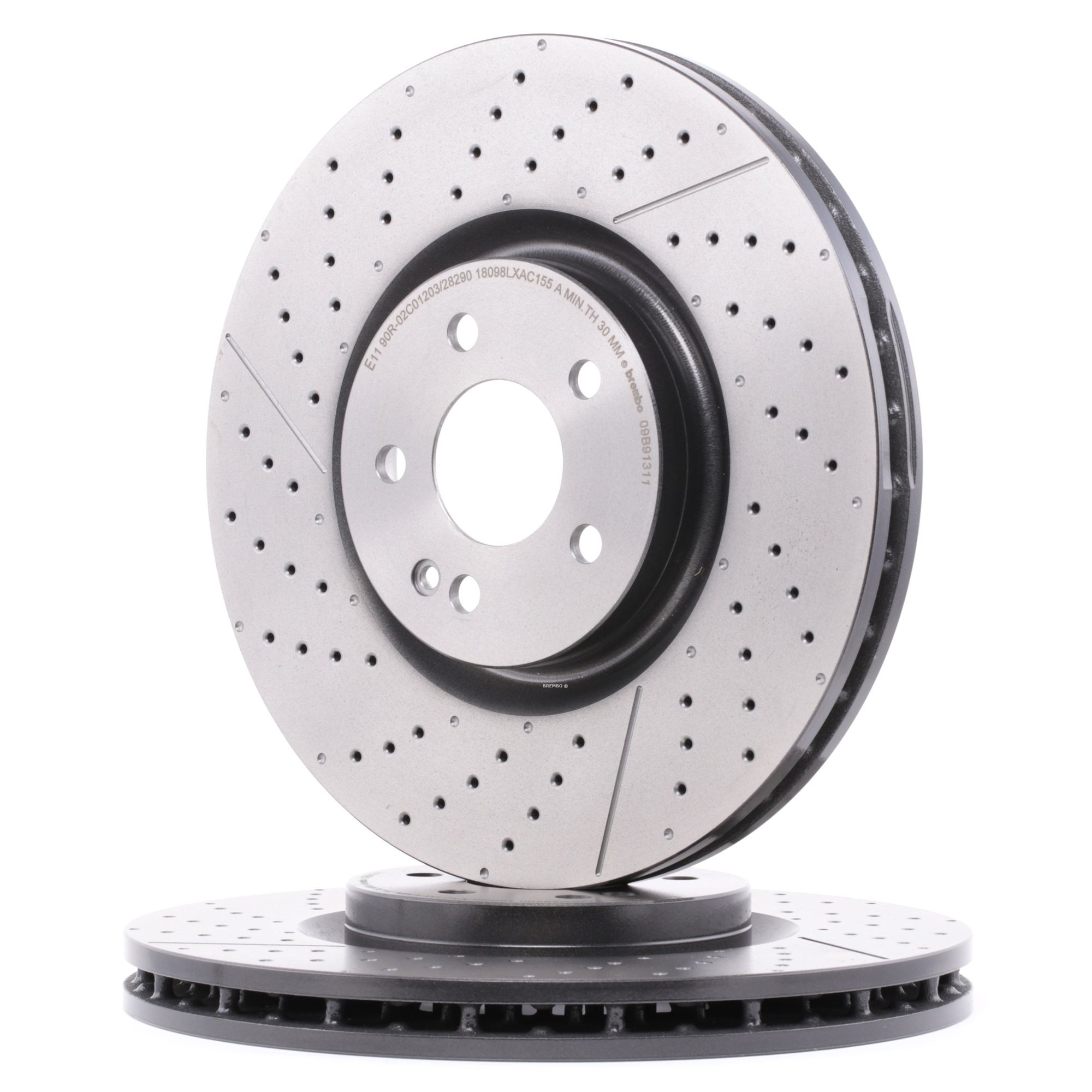 BREMBO Jarrulevyt MERCEDES-BENZ 09.B913.11 1764210112,1764210212,A1764210112 Jarrulevy A1764210212