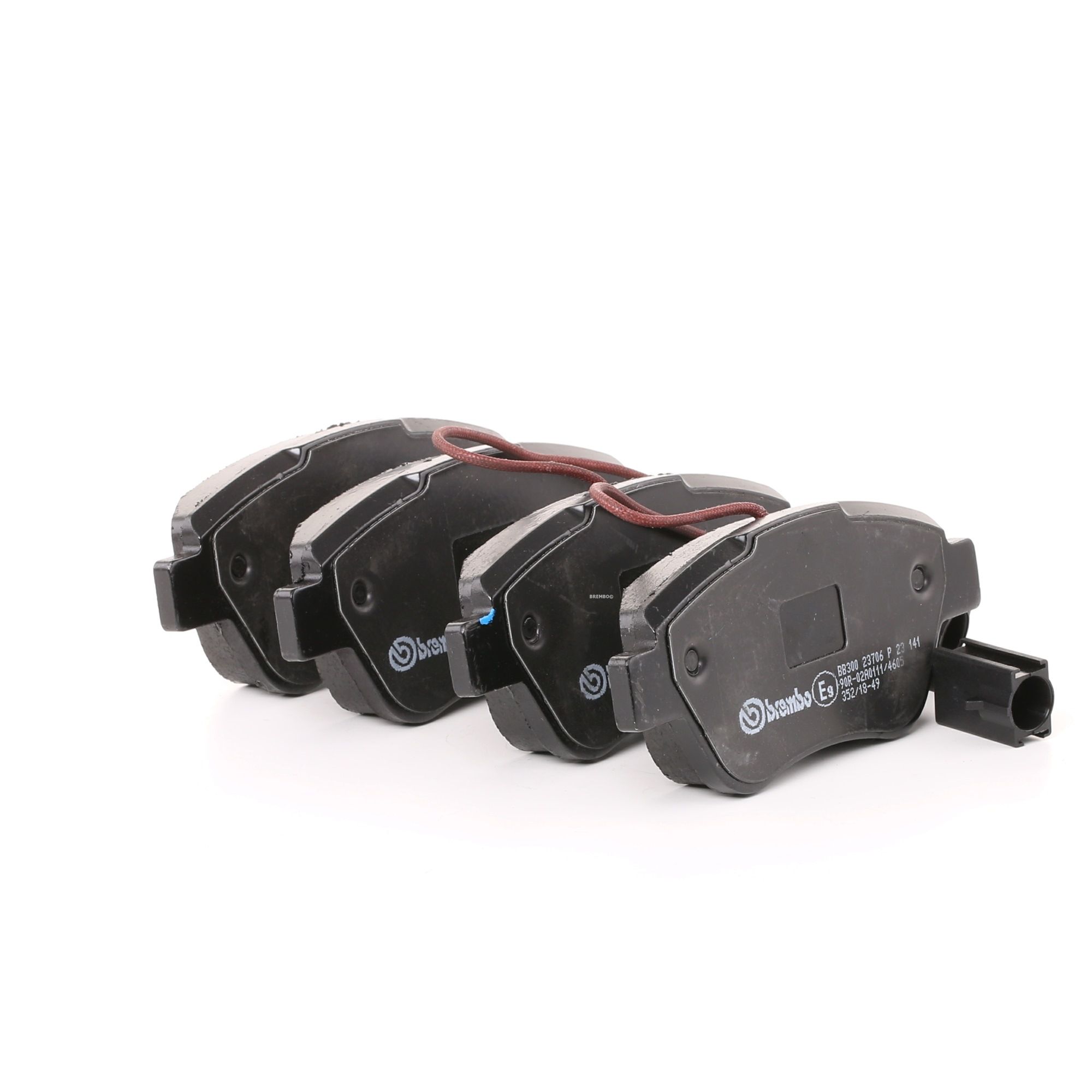BREMBO Jarrupalat FIAT,PEUGEOT,CITROËN P 23 141 1609253280,1618111580,4254C8 Jarrupalasarja,Jarrupala, Levyjarru 71770098,71770118,77364874,77365465
