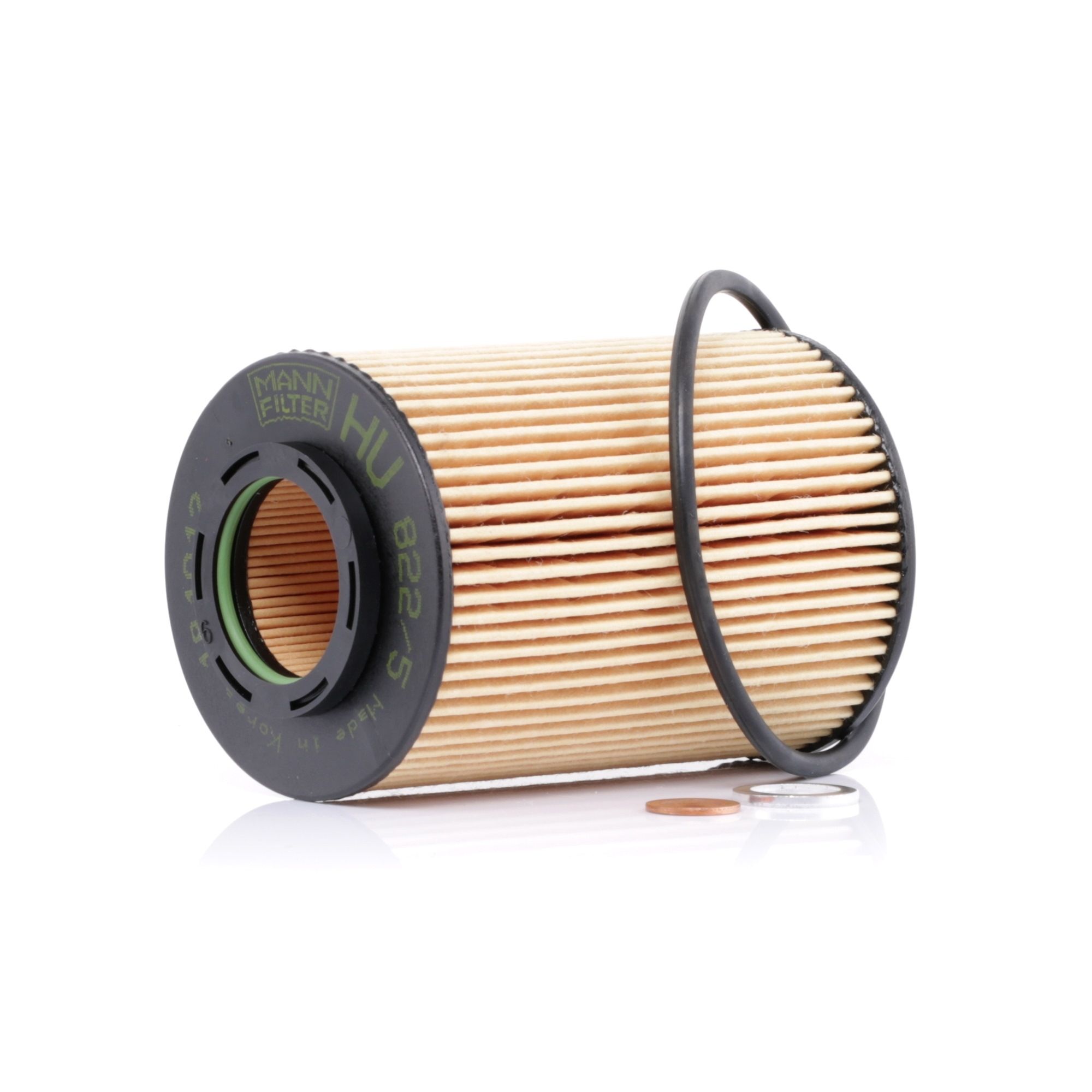 MANN-FILTER Öljynsuodatin HYUNDAI,KIA HU 822/5 x 2631027100,2632027400,2632027401 263202A001,2632027401