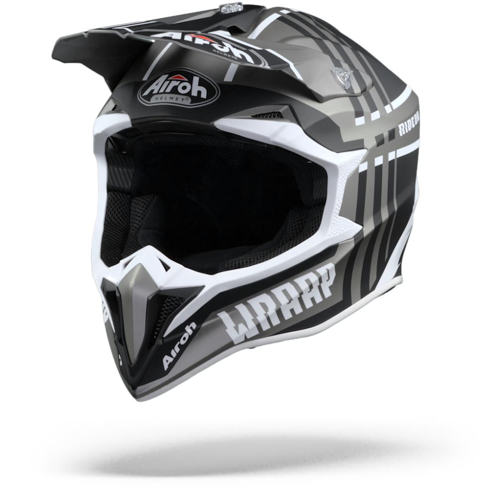 Airoh Wraap Broken Anthracite Matt 2XL