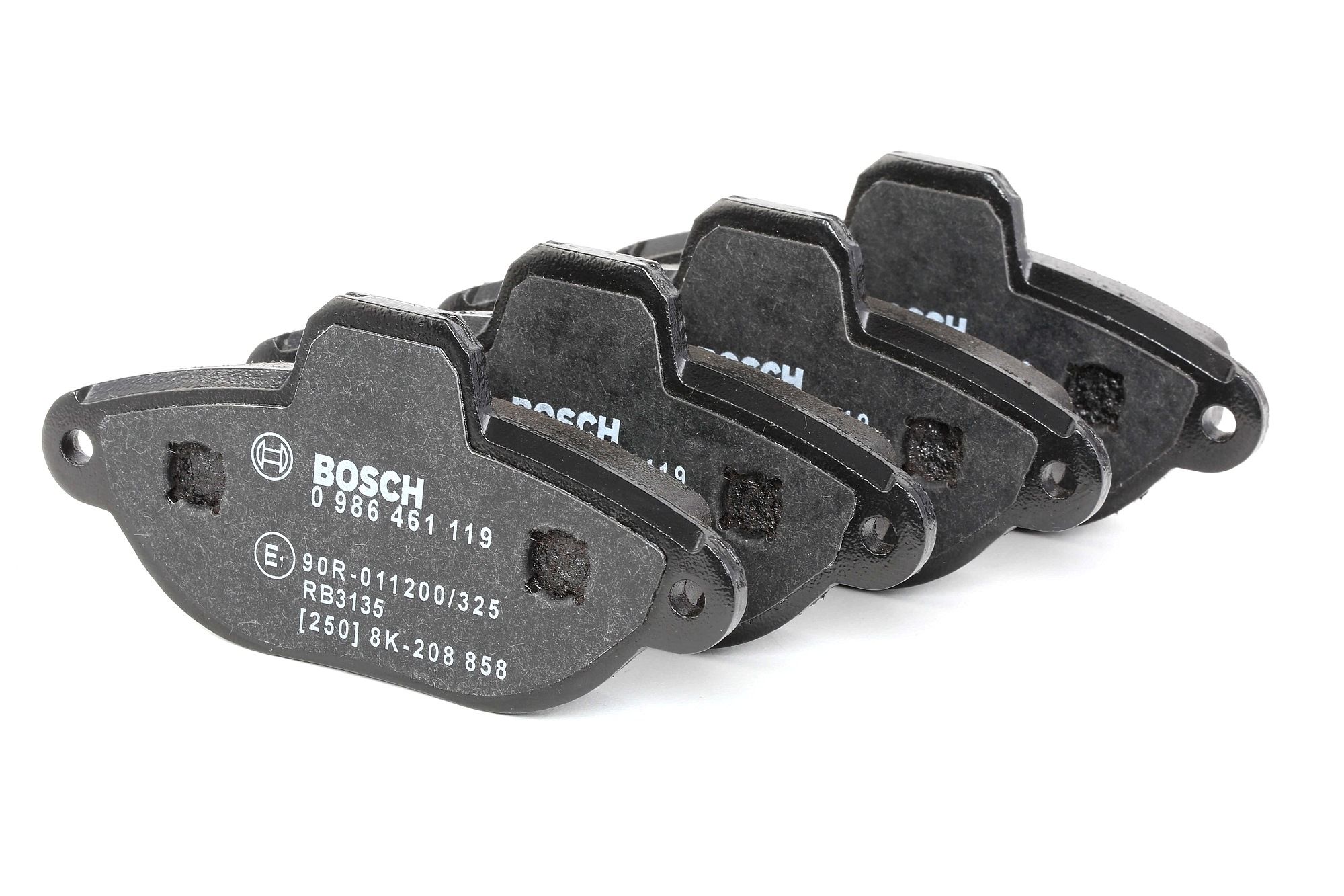 BOSCH Jarrupalat FIAT 0 986 461 119 71737179,71769056,77368201 Jarrupalasarja,Jarrupala, Levyjarru 5892737,71737179,71769056,77362267,77362479,9948045
