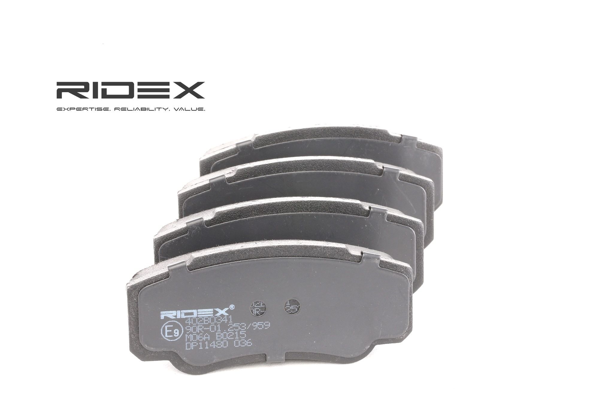 RIDEX Jarrupalat FIAT,PEUGEOT,CITROËN 402B0341 425246,425247,425443 Jarrupalasarja,Jarrupala, Levyjarru 425468,E172357,71752985,71772527,77362274