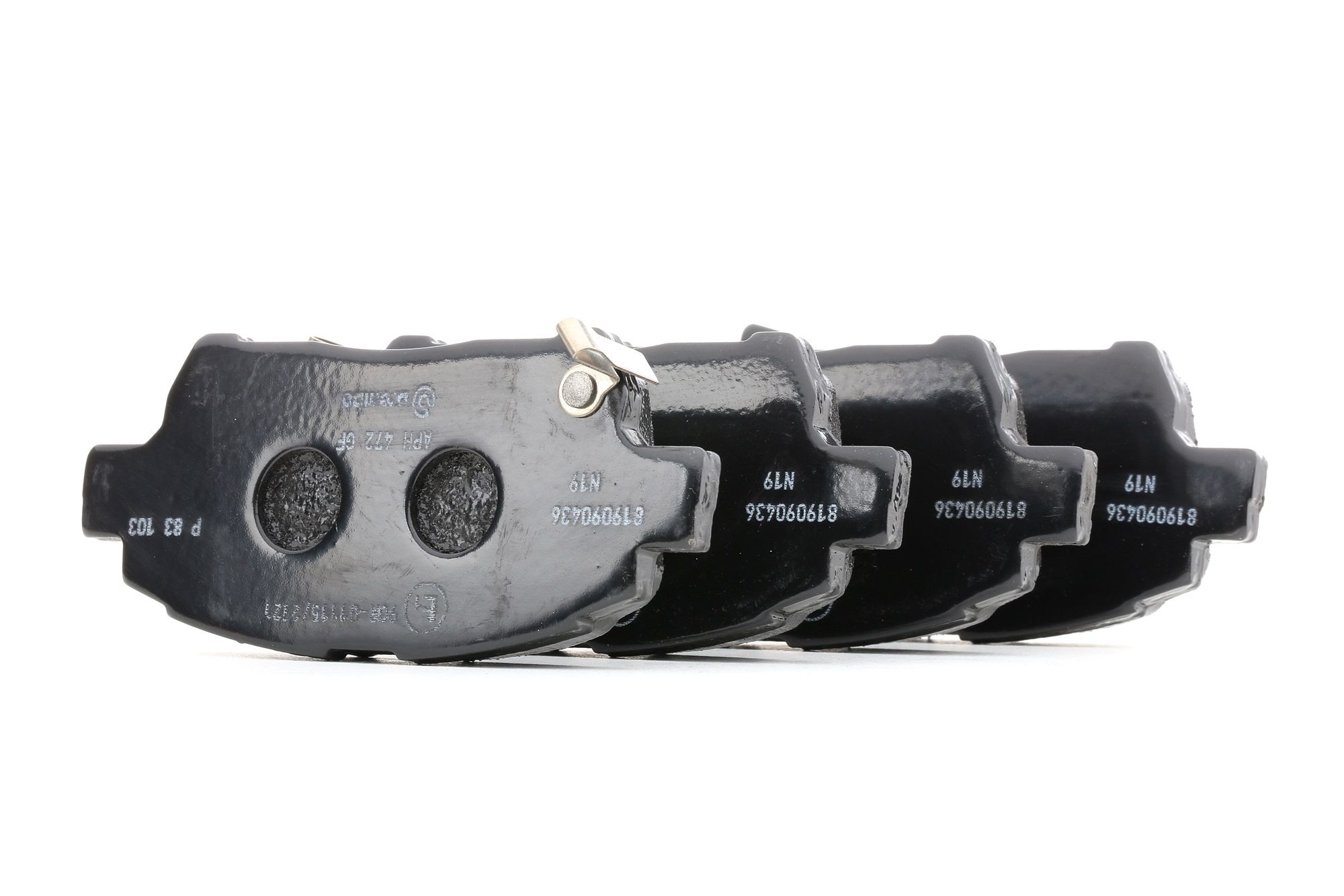 BREMBO Jarrupalat TOYOTA,GEELY (GLEAGLE) P 83 103 9100705,044650D020,044650D030 Jarrupalasarja,Jarrupala, Levyjarru 044650W080,0446512581,0446517102