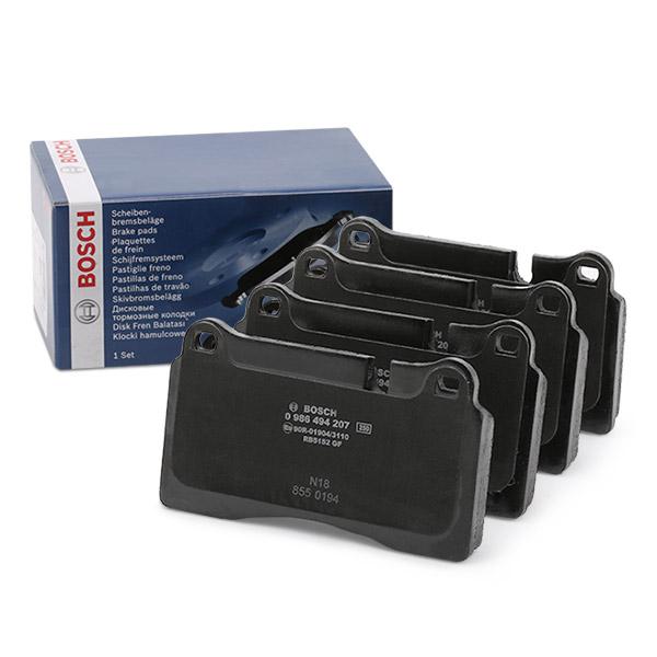 BOSCH Jarrupalat VW,AUDI,SEAT 0 986 494 207 8J0698151G,8J0698151H,8J0698151K Jarrupalasarja,Jarrupala, Levyjarru 8J0698151K,8J0698151M,7L6698151E
