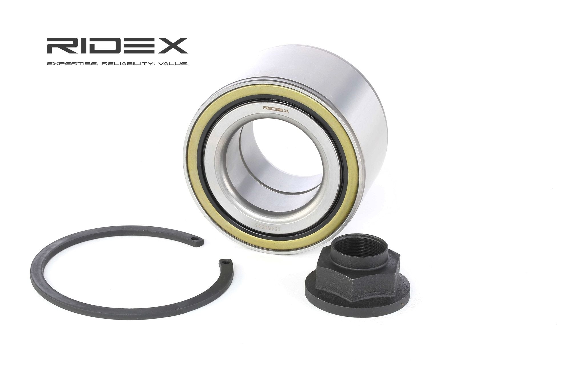 RIDEX Pyöränlaakerit FORD,MAZDA,VAUXHALL 654W0595 4432022,2M341215,3M341215AA Pyöränlaakerisarja 4432022,UM5133047,UM5133048A