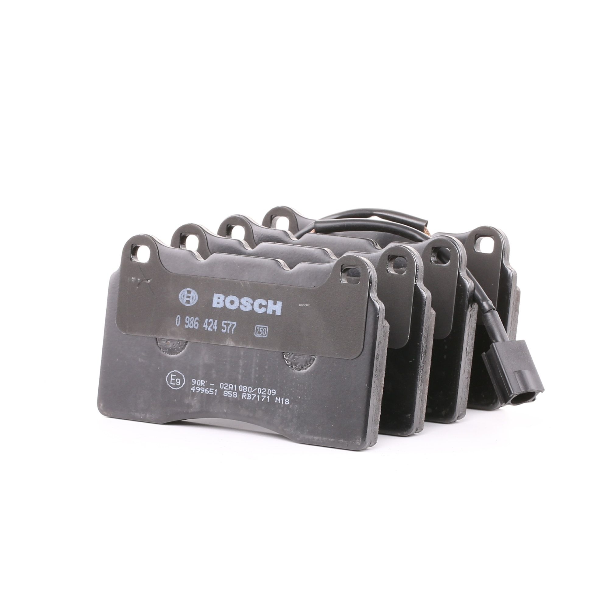 BOSCH Jarrupalat VOLVO,ALFA ROMEO,LANCIA 0 986 424 577 773363336,77366389,9946030 Jarrupalasarja,Jarrupala, Levyjarru 9948557,9951155,77363545,9948030