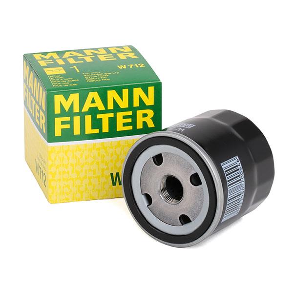 MANN-FILTER Öljynsuodatin OPEL,FORD,ROVER W 712 7884256,7965051,7973235 7973429,7984256,MLS000155,1457512,1462805,1498014,1536304,1553370,1555370