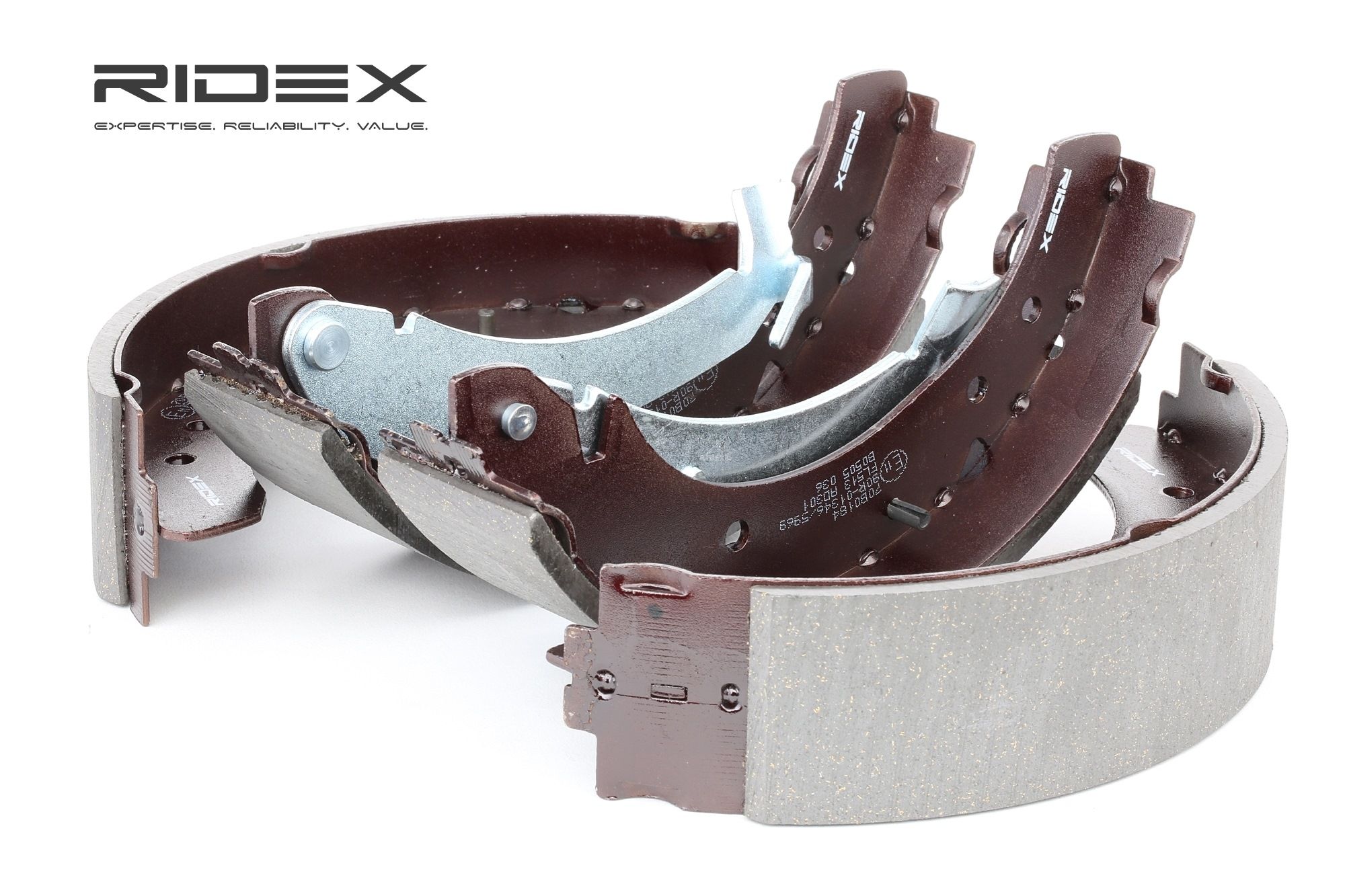 RIDEX Jarrukengät FIAT,PEUGEOT,TOYOTA 70B0184 4241H5,4241N4,77362428 Jarrukenkäsarja 9467549388,9945884,4241H5,4241N4,SU001A1059