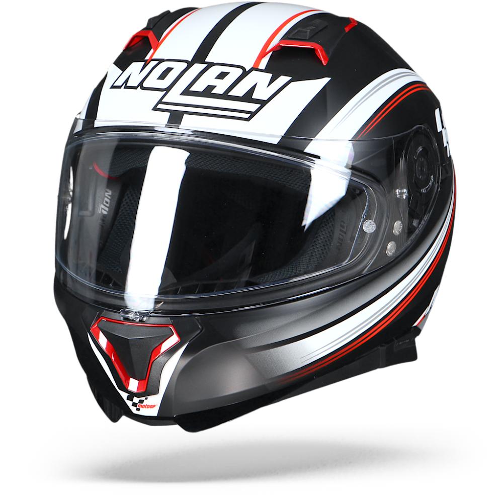 Nolan N87 MotoGP N-Com 061 Matt Black White Red M