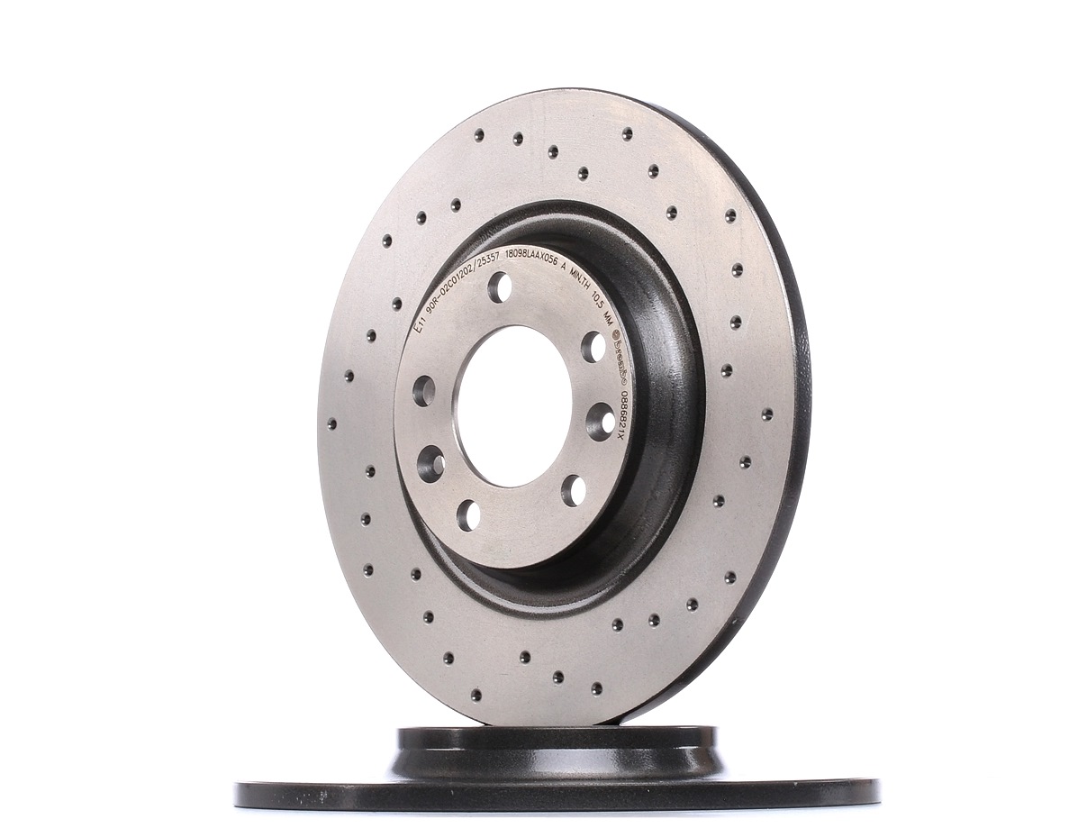 BREMBO Jarrulevyt PEUGEOT,CITROËN 08.8682.1X 424972,E169157,1618861880 Jarrulevy 4246P9,4249C1,E169157