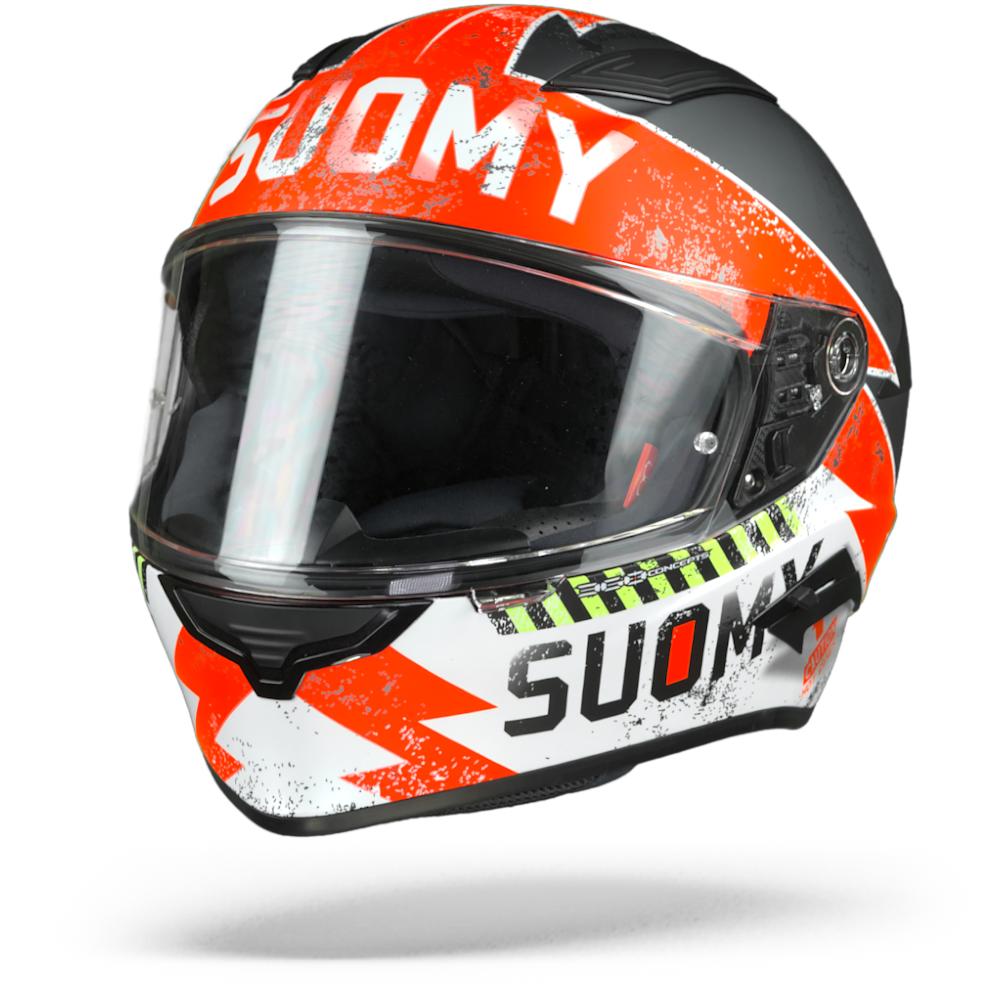 Suomy Speedstar Propeller Matt Anthracite Red S