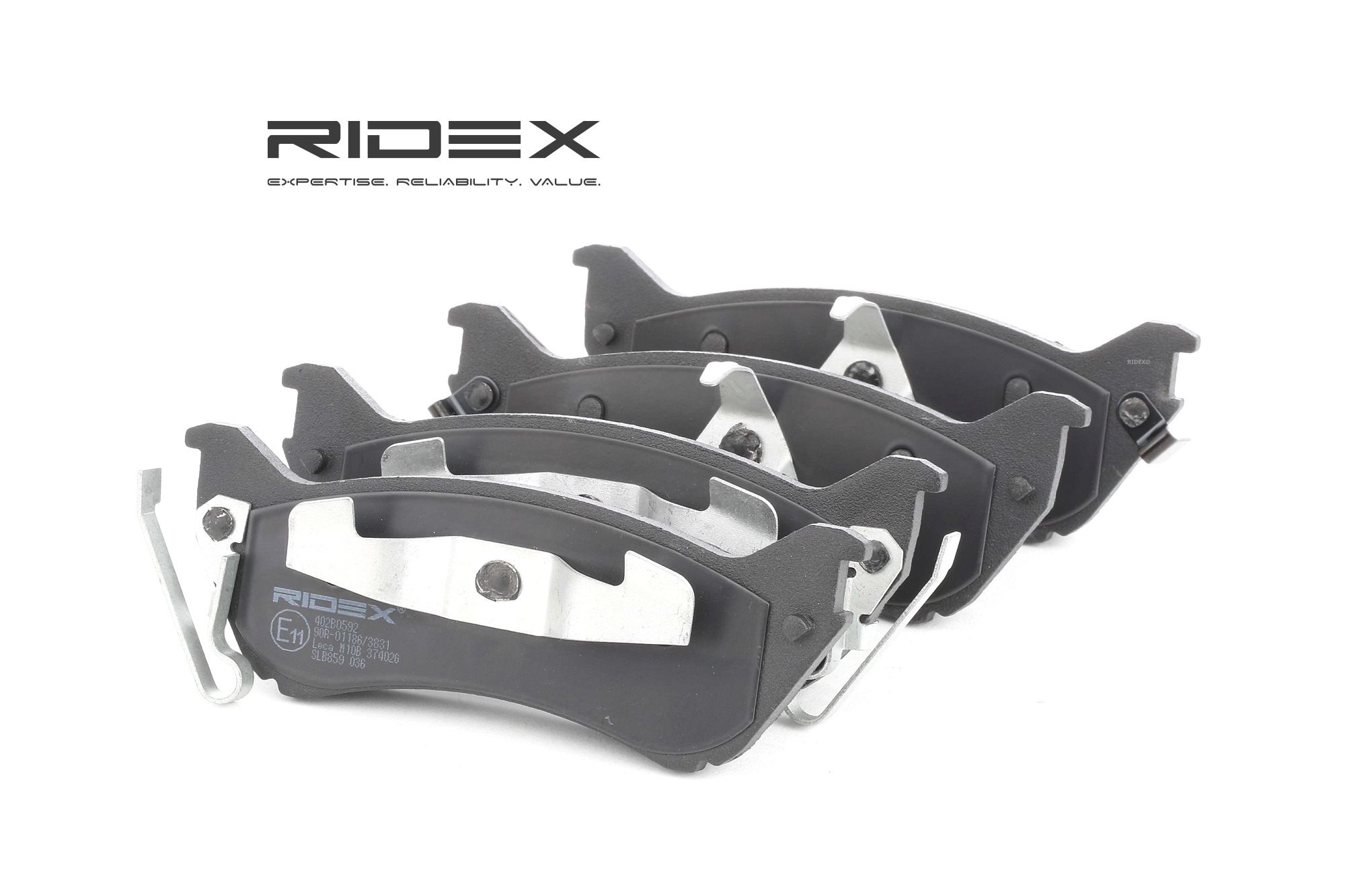 RIDEX Jarrupalat MERCEDES-BENZ 402B0592 1634200120,1634200420,1634202420 Jarrupalasarja,Jarrupala, Levyjarru 424711950,A1634200120,A1634200420