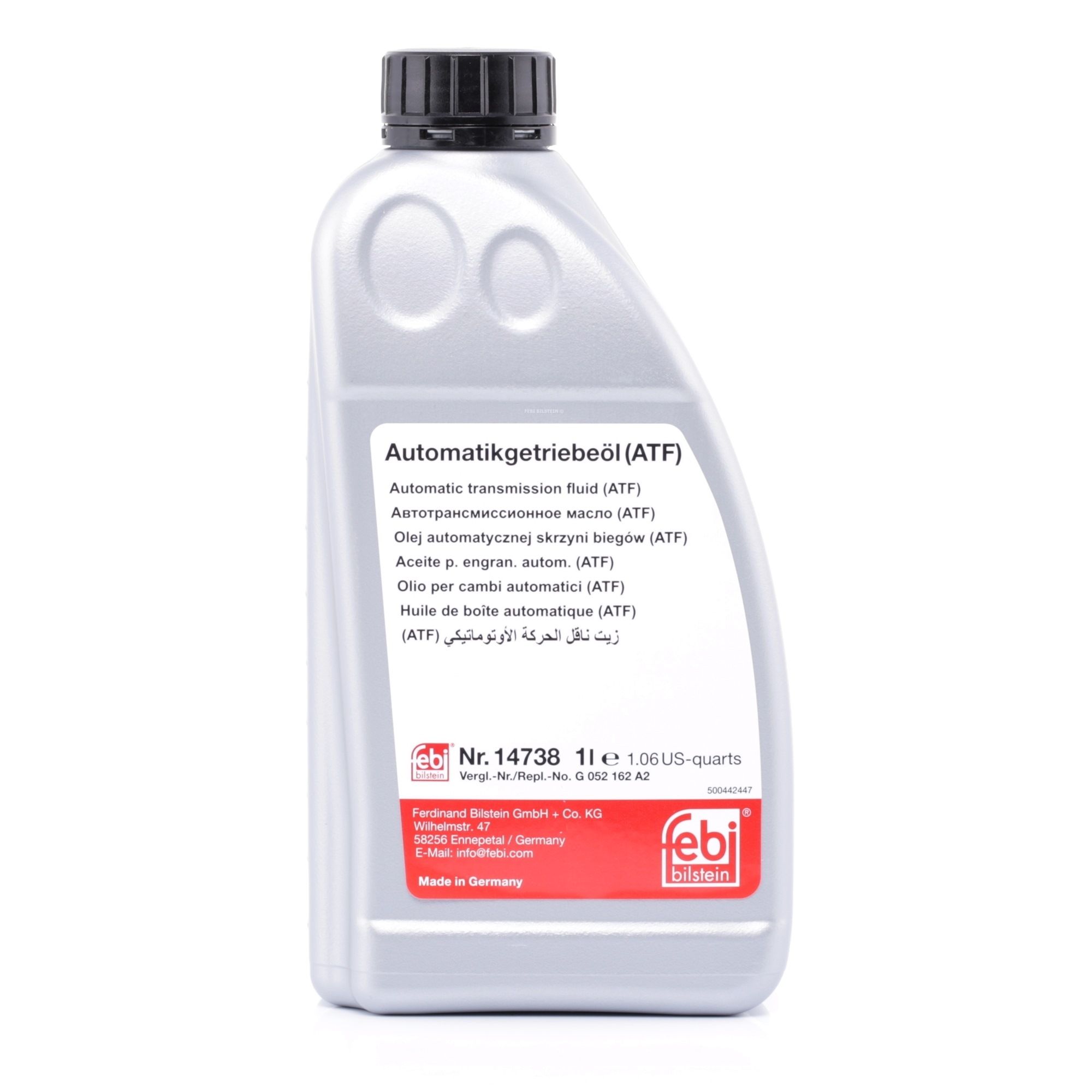 FEBI BILSTEIN Automaattivaihteistoöljy VW,AUDI,MERCEDES-BENZ 14738 G052162A1,G052162A2,000000ATF4 83220002121,83222305395,83222344206,83222344588,PFS