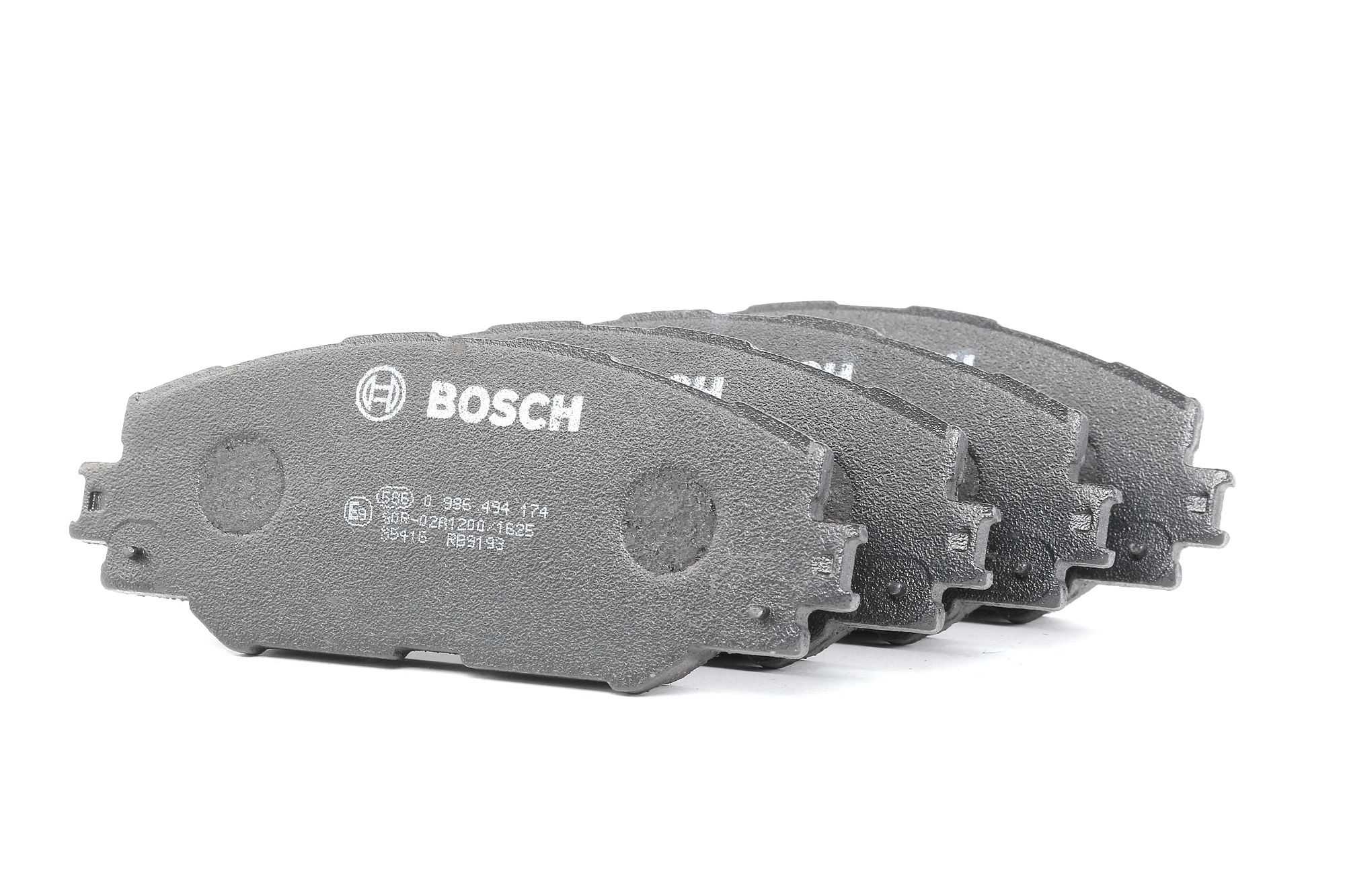 BOSCH Jarrupalat TOYOTA 0 986 494 174 04465YZZDY,0446502230,044650R031 Jarrupalasarja,Jarrupala, Levyjarru 0446542140,0446542150,0446542180,0446542190