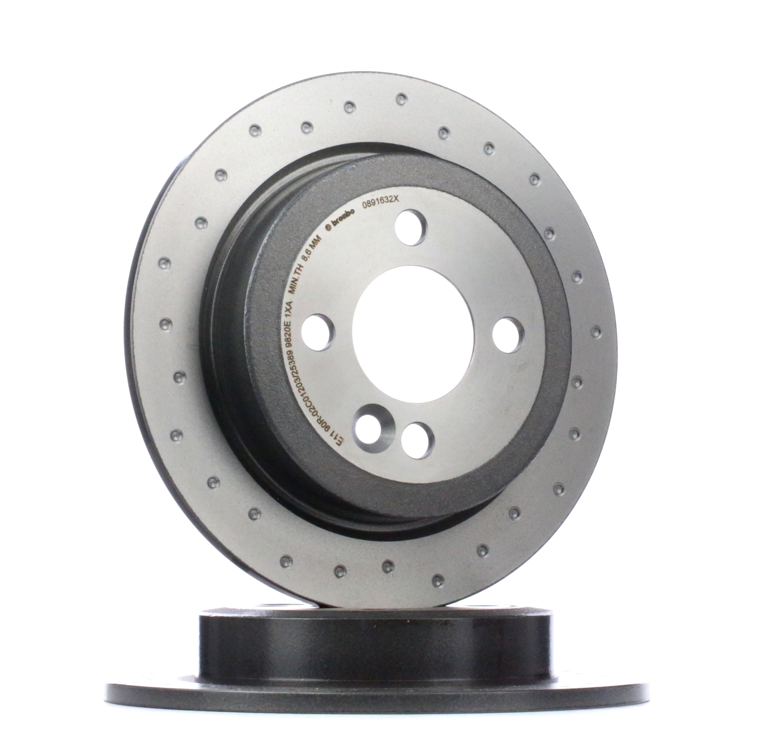BREMBO Jarrulevyt MINI 08.9163.2X 34216774987 Jarrulevy