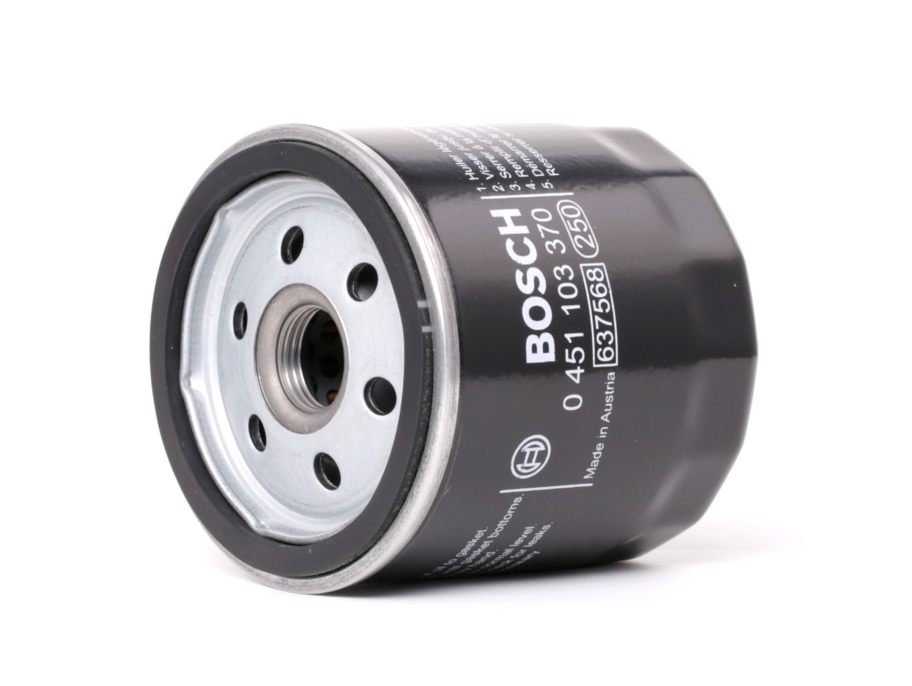 BOSCH Öljynsuodatin OPEL,CHEVROLET,SAAB 0 451 103 370 55352643,92142009,93156300 93156954,93178952,93179720,93745067,94797406,95509857,96352845