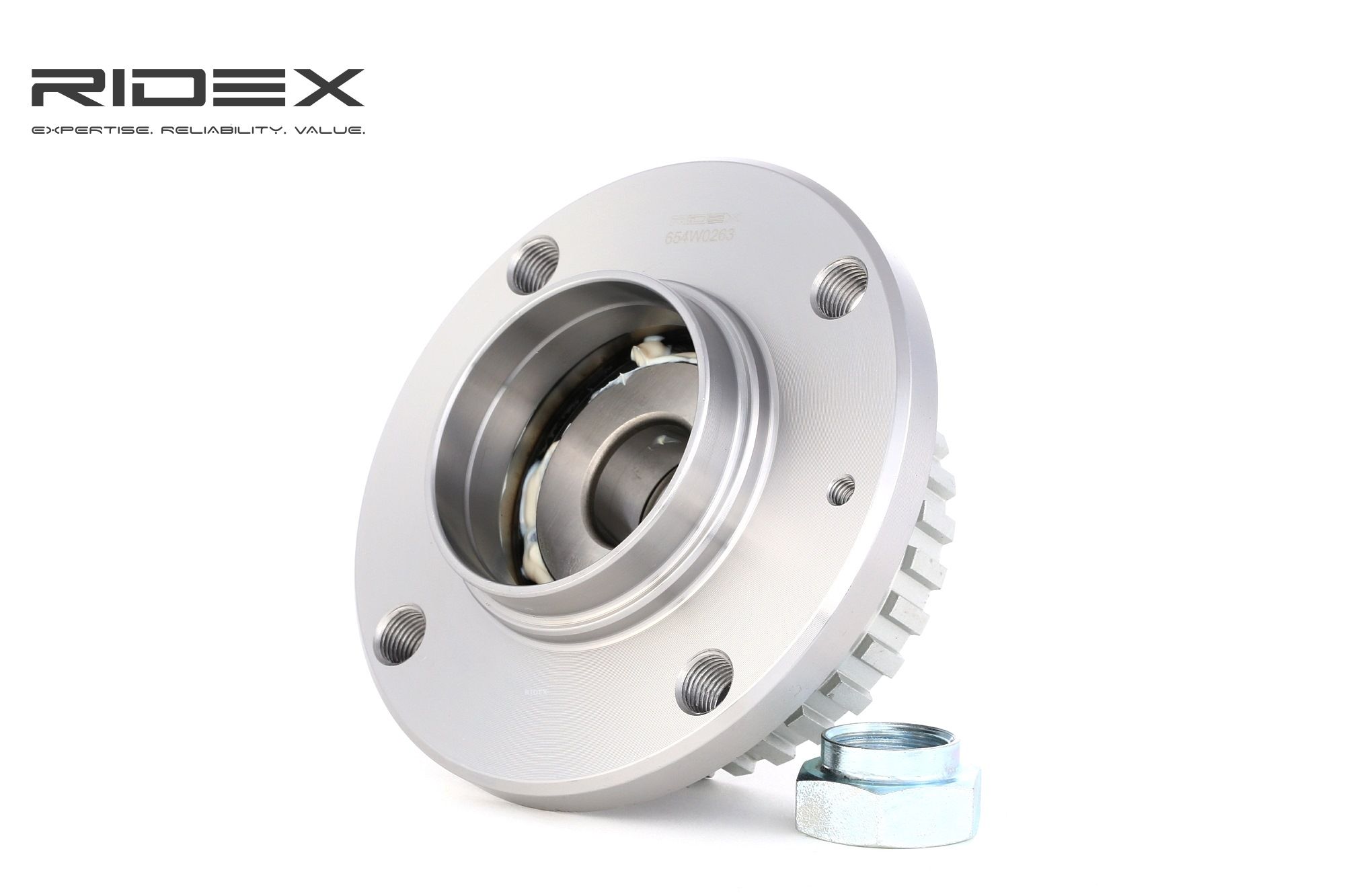 RIDEX Pyöränlaakerit PEUGEOT,CITROËN 654W0263 370159,96082045,370159 Pyöränlaakerisarja 374832,96082045