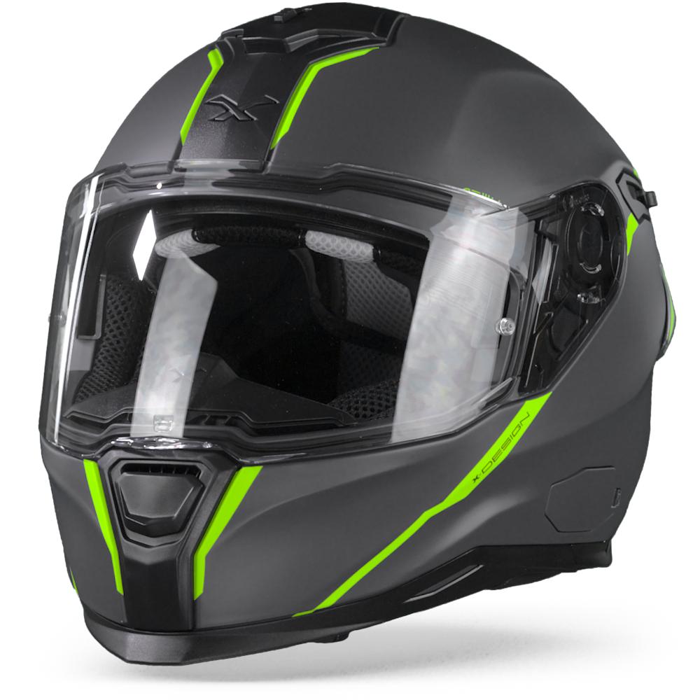 Nexx SX.100R Shortcut Grey Neon Matt 2XL