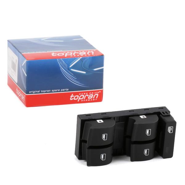 TOPRAN Lasinnostimen Kytkin AUDI,SEAT 116 021 8E0959851B,8E0959851B5PR,8E0959851D Kytkin, Lasinnostin 8E0959851D5PR,8E0959851B,8E0959851B5PR