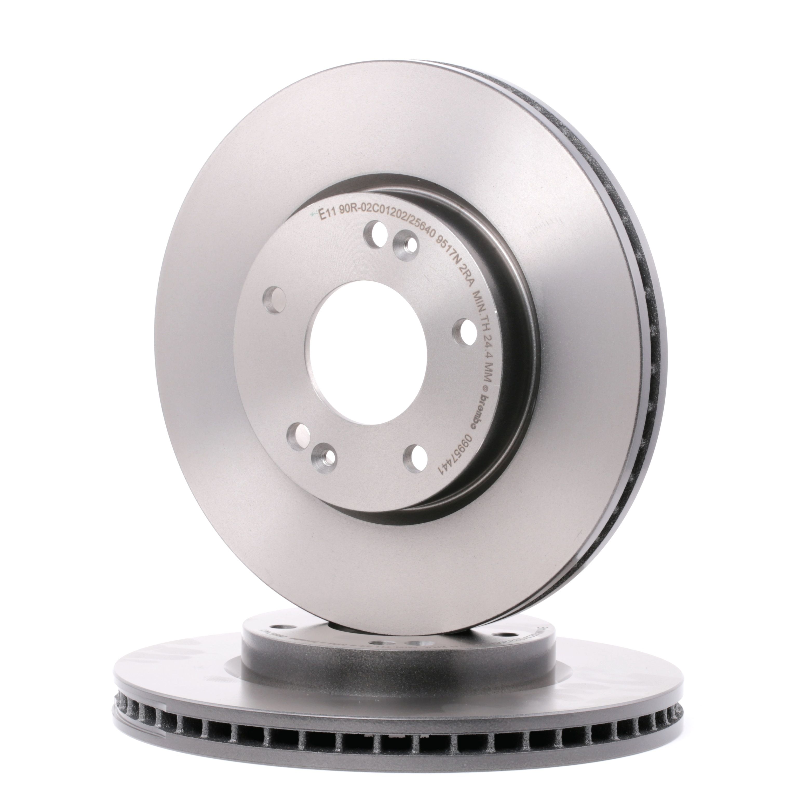 BREMBO Jarrulevyt HYUNDAI,KIA 09.9574.40 517121H000,517121H100,517122L000 Jarrulevy 517121H000,517121H100,517122K100,517122L000,S517122K100