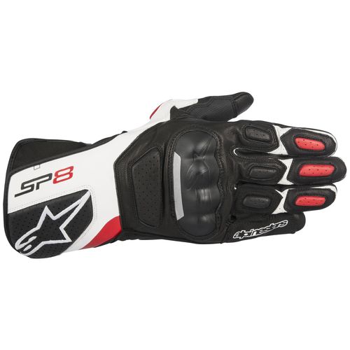 Alpinestars SP-8 V2 Black White Red 2XL