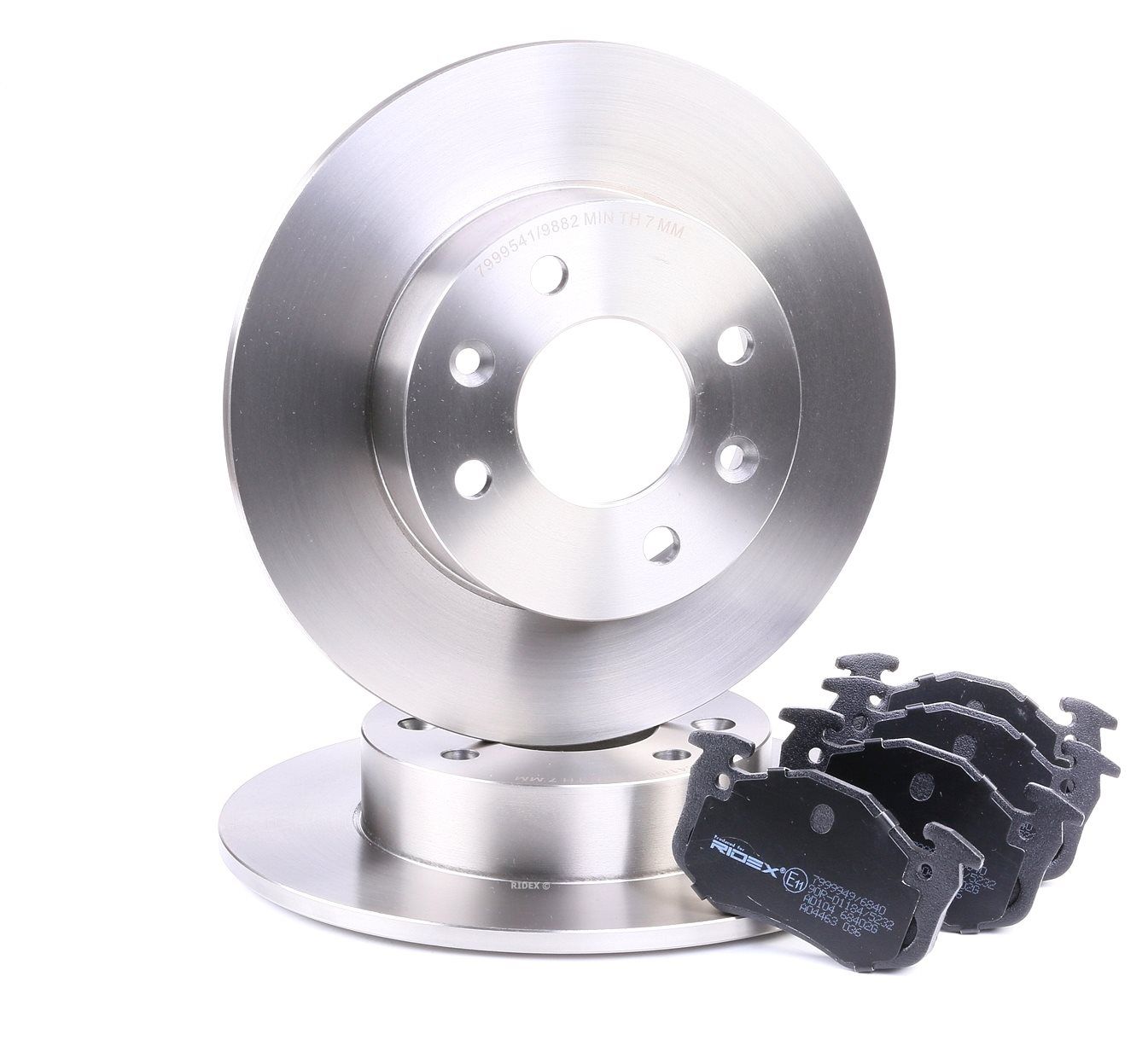 RIDEX Jarrupalasarja Levyjarru RENAULT 3405B0128