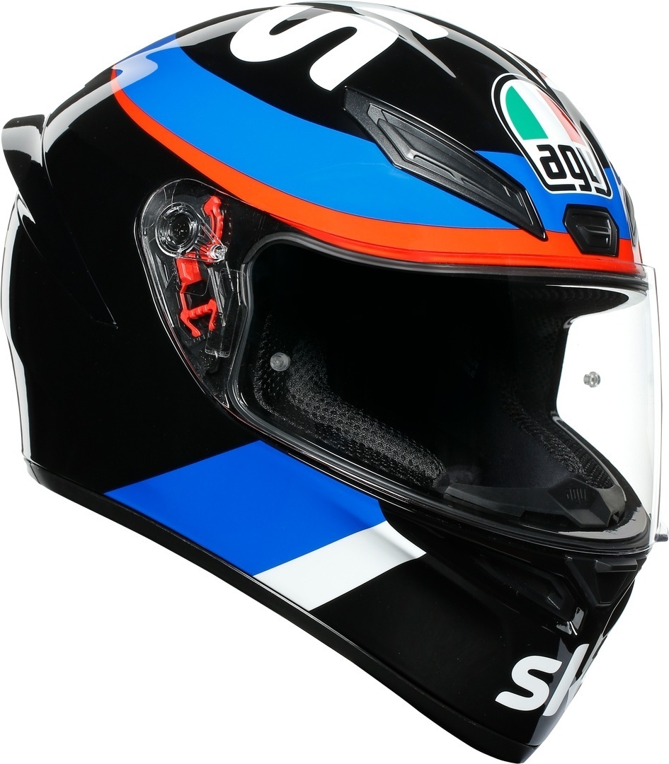 AGV K1 Replica VR46 Sky Racing Team Black Red MS