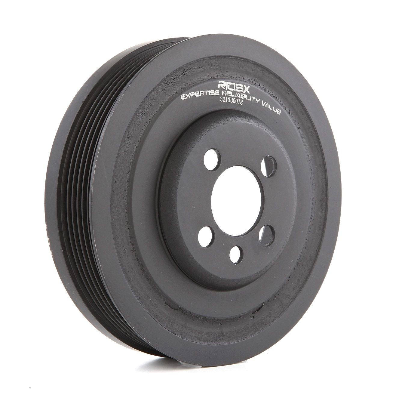 RIDEX Kampiakselin Hihnapyörä VW,AUDI,FORD 3213B0018 038105243E,03G105243,03G105243C Hihnapyörä, Kampiakseli 04L105243,1315782,3M216B320AA,MN980049
