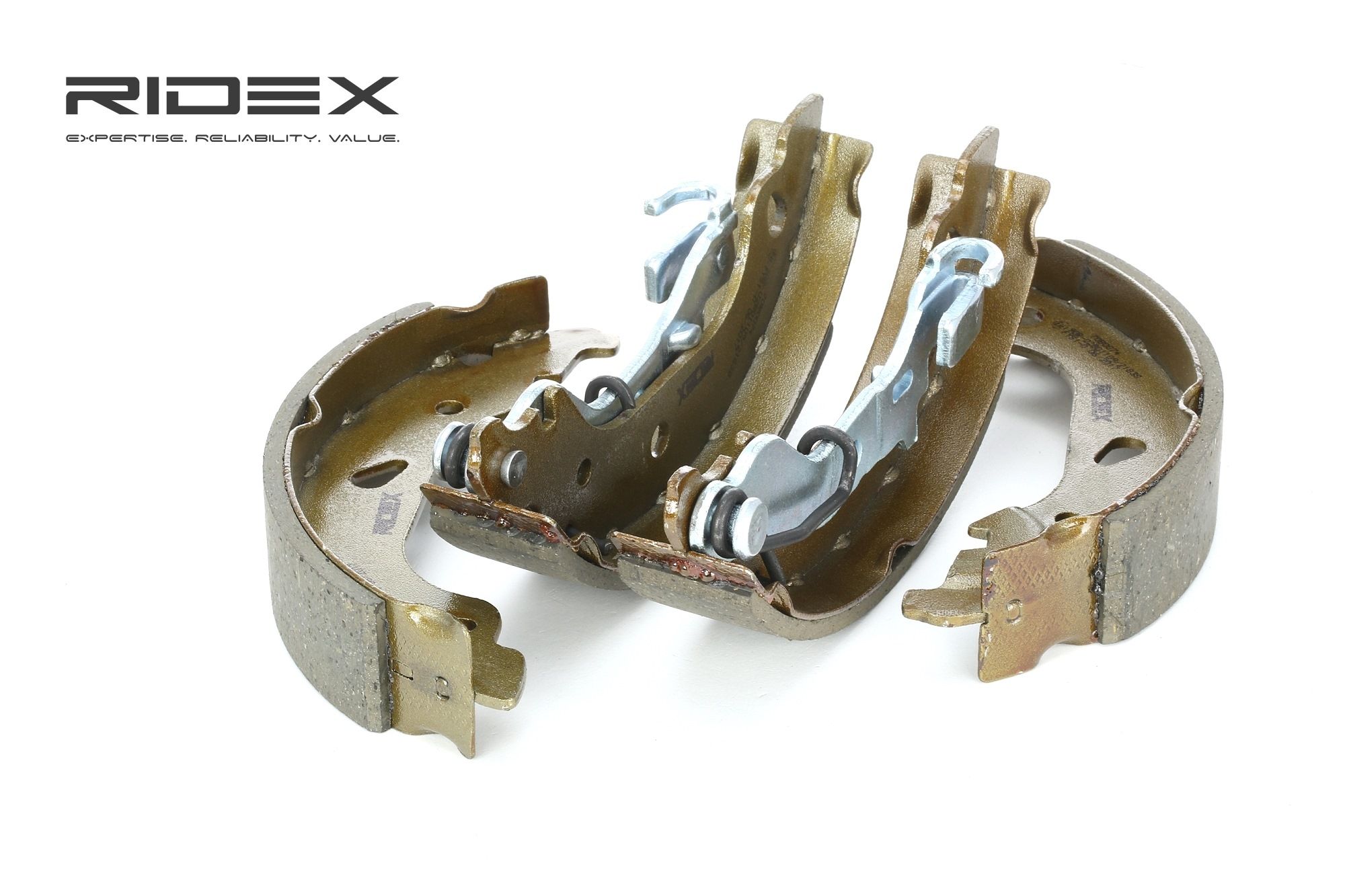 RIDEX Jarrukengät FIAT 70B0074 71739597,77362296,9948373 Jarrukenkäsarja