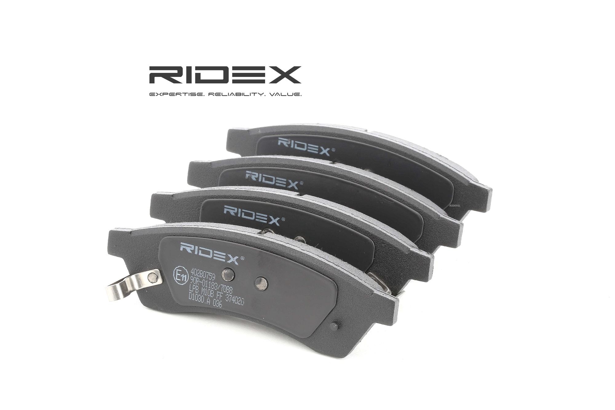 RIDEX Jarrupalat CHEVROLET,DAEWOO 402B0759 96475028,96475028 Jarrupalasarja,Jarrupala, Levyjarru