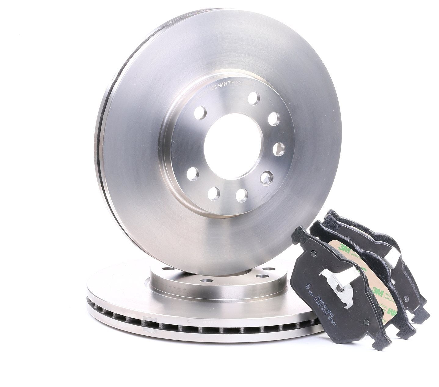 RIDEX Jarrupalasarja Levyjarru OPEL,SAAB,VAUXHALL 3405B0096