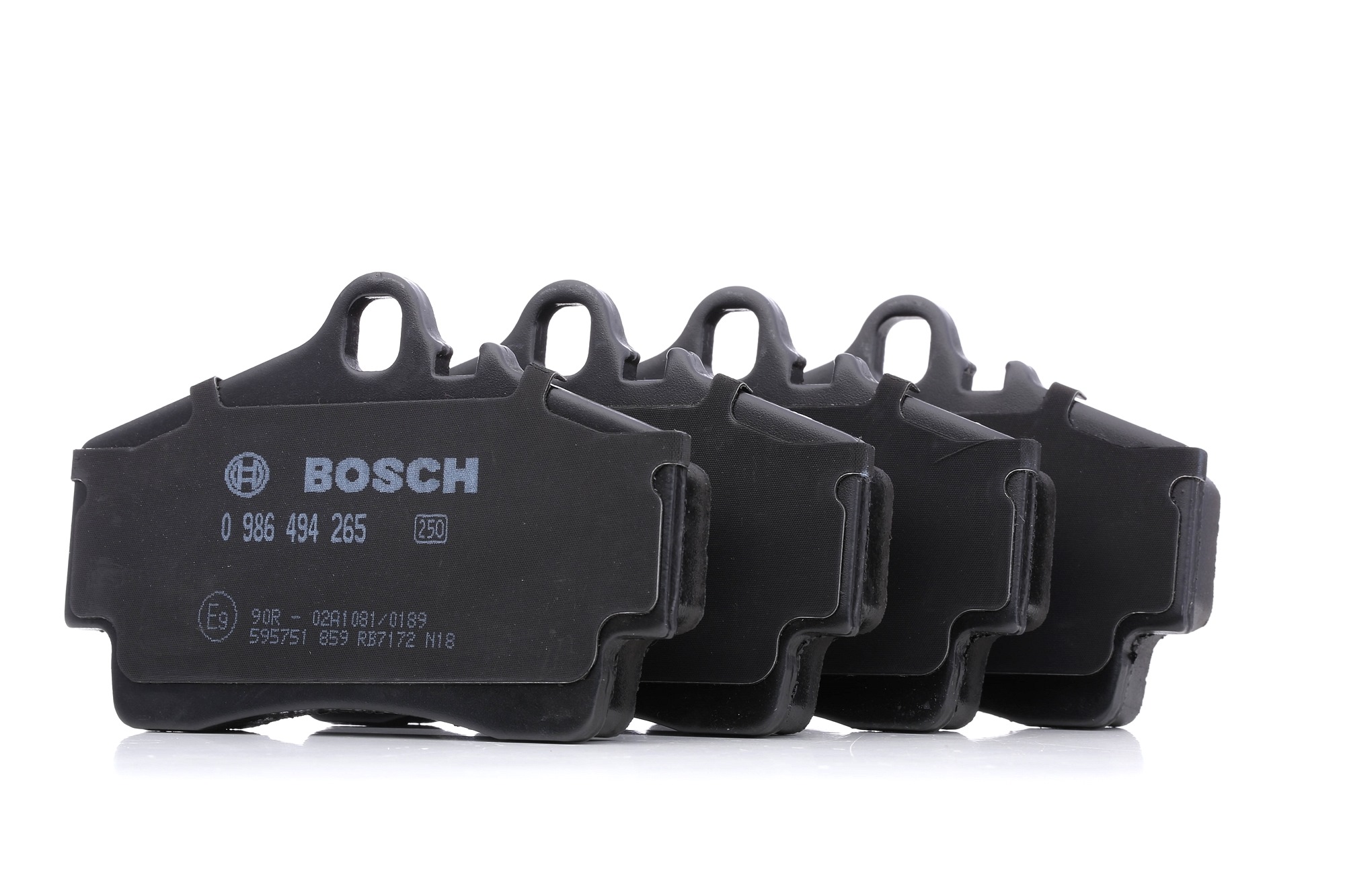 BOSCH Jarrupalat PORSCHE 0 986 494 265 98635293900,98635293910,98735293901 Jarrupalasarja,Jarrupala, Levyjarru 99635293000,99635293003,99635293900