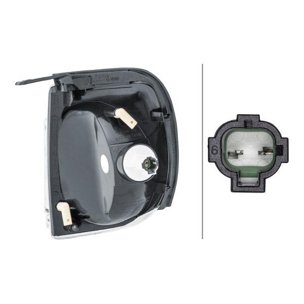 HELLA Vilkku NISSAN 2BA 964 255-041 261300X001,261340X001,B61300X001 Vilkkuvalo,Suuntavilkku
