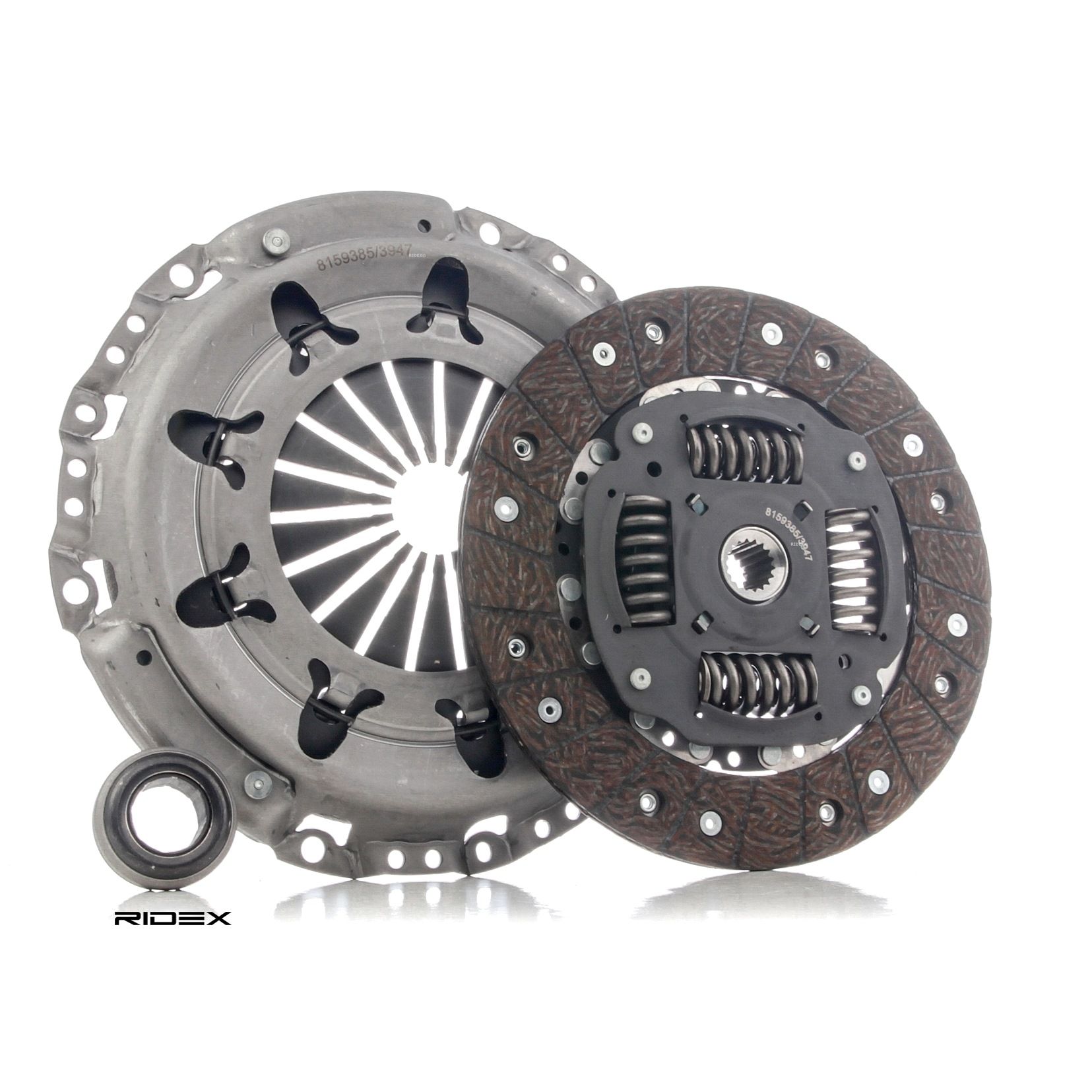 RIDEX Kytkinpaketti FIAT,PEUGEOT,CITROËN 479C0087 2004AV,2051G4,2051G7 Kytkinsarja 2051W4,205266,205271,2052T6,2055FP,1611269280,9402052710,9467623280