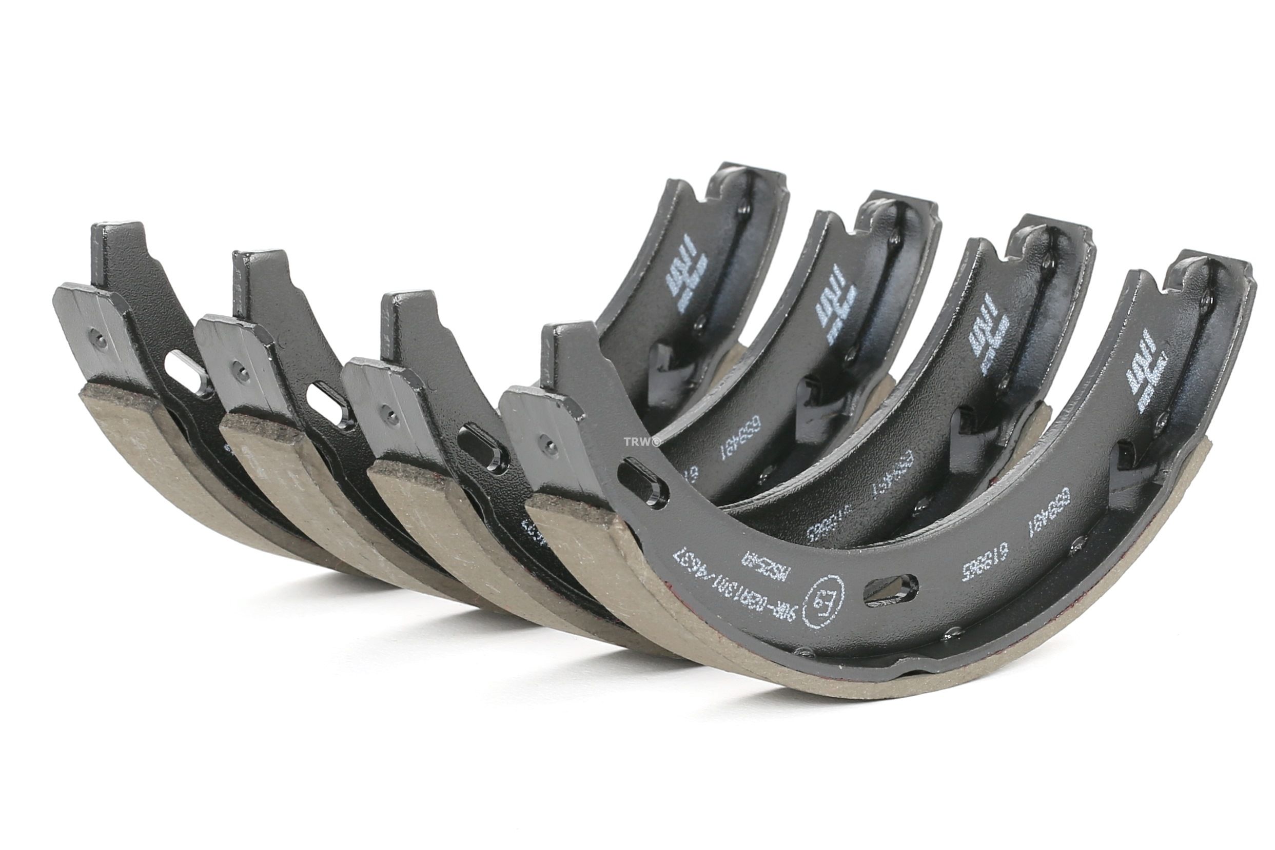 TRW Käsijarrukengät MERCEDES-BENZ,CHRYSLER GS8481 05143676AA,5096552AA,5143676AA Jarrukenkäsarja, Käsijarru 2034200120,4144200320,A2034200120