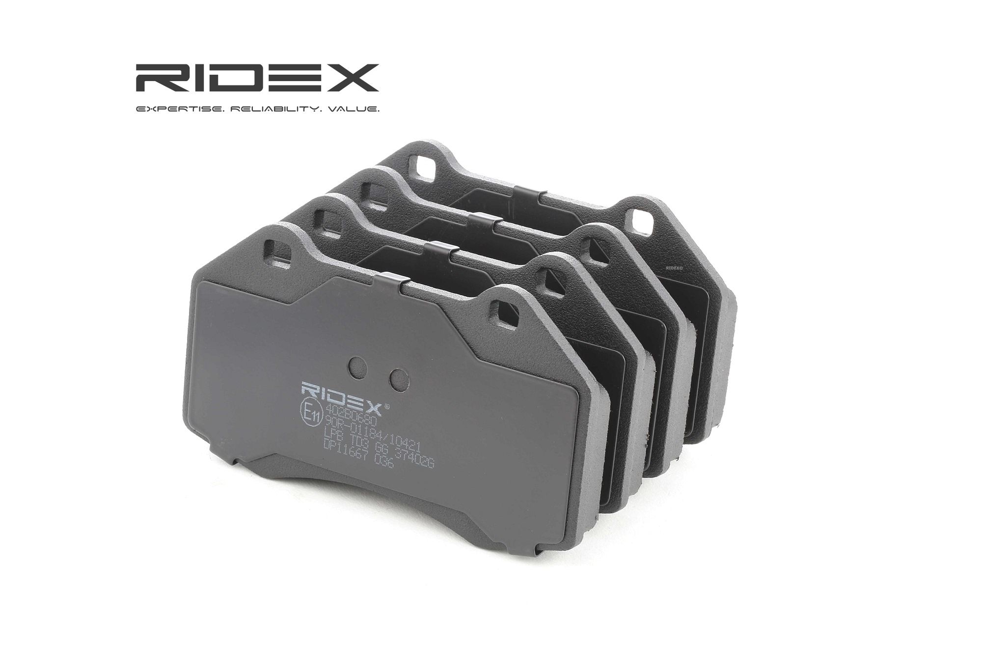 RIDEX Jarrupalat RENAULT 402B0680 7701208218,8660004733,8671016704 Jarrupalasarja,Jarrupala, Levyjarru
