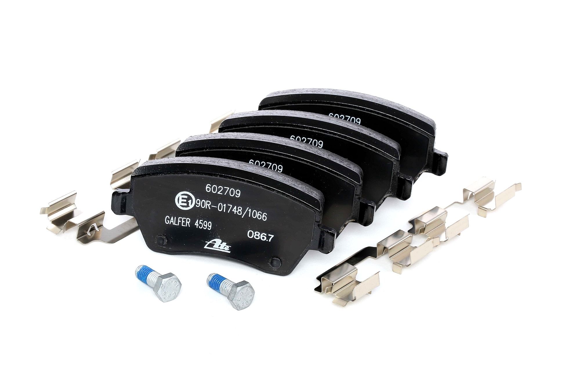 ATE Jarrupalat MERCEDES-BENZ,RENAULT,NISSAN 13.0460-2709.2 410604775R,410608481R,7701208422 Jarrupalasarja,Jarrupala, Levyjarru 7701209164,410604775R