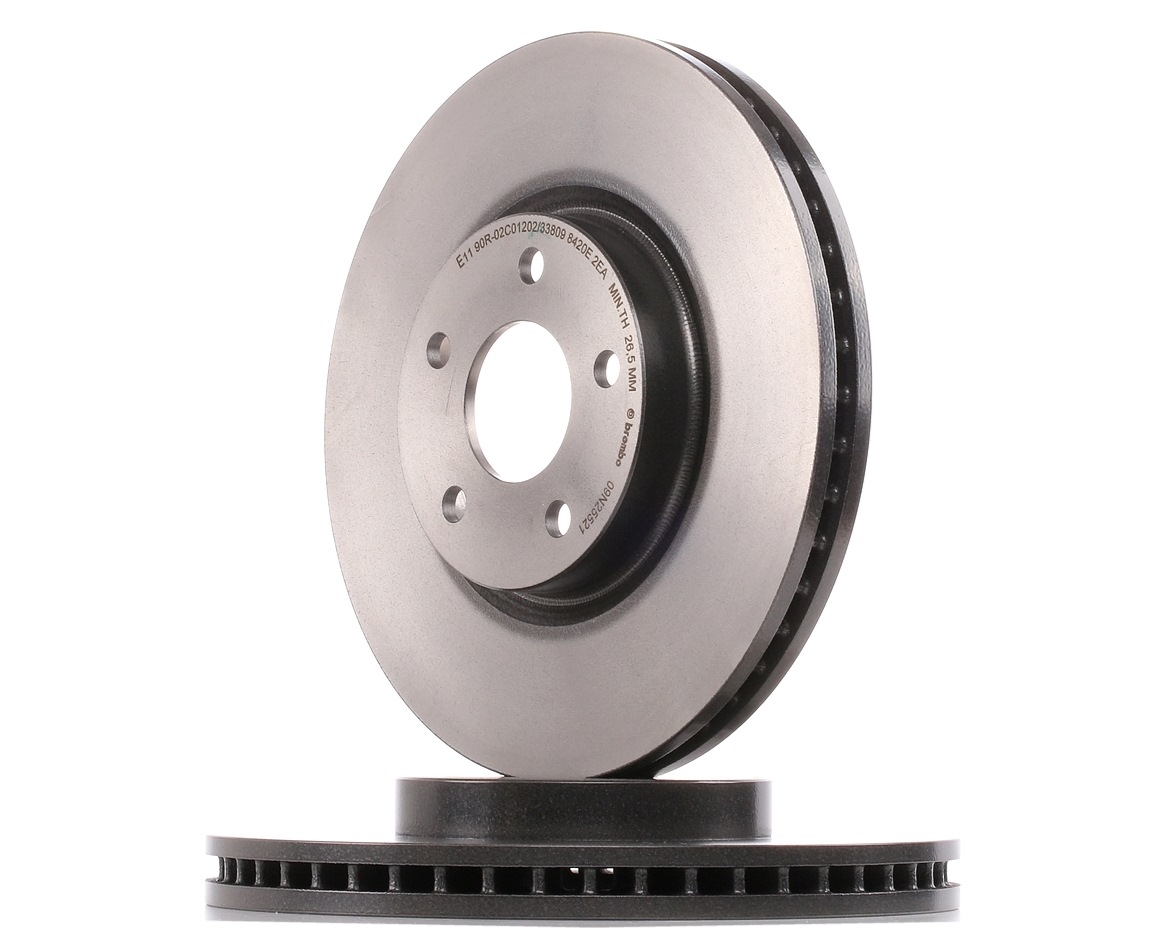 BREMBO Jarrulevyt FORD 09.N255.21 2017128,2037502,5202199 Jarrulevy 5322975,DG9C1125AC,DG9C1125AD,DG9C1125AE,DG9C1125AF,BRRF117,DG9Z1125A