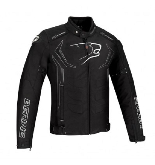 Bering Guardian Black White Grey Silver L