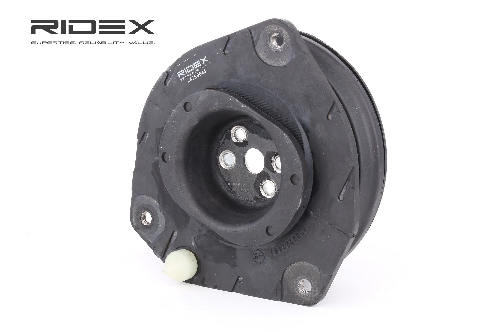 RIDEX Jousijalan Tukilaakeri RENAULT 1180S0159 8200222463 Iskarin Yläpää,Iskunvaimentimen Yläpää