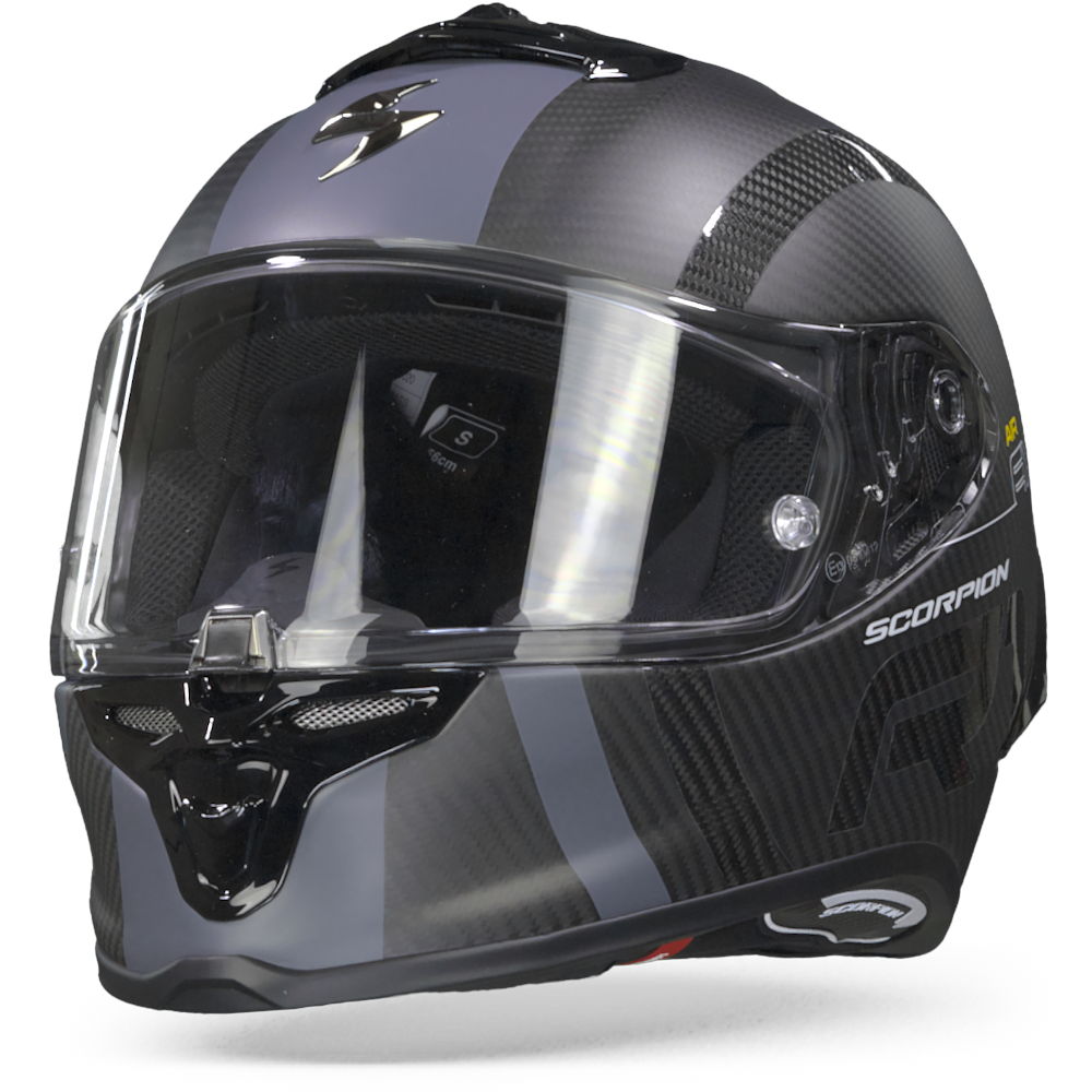 Scorpion EXO-R1 Carbon Air Mg Black Matt Silver XS