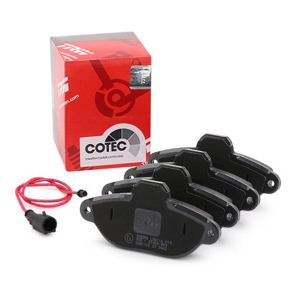 TRW Jarrupalat FIAT,LANCIA GDB1115 0000009947976,0000009949183,0000071754214 Jarrupalasarja,Jarrupala, Levyjarru 5892736,5892737,71737178,71737179