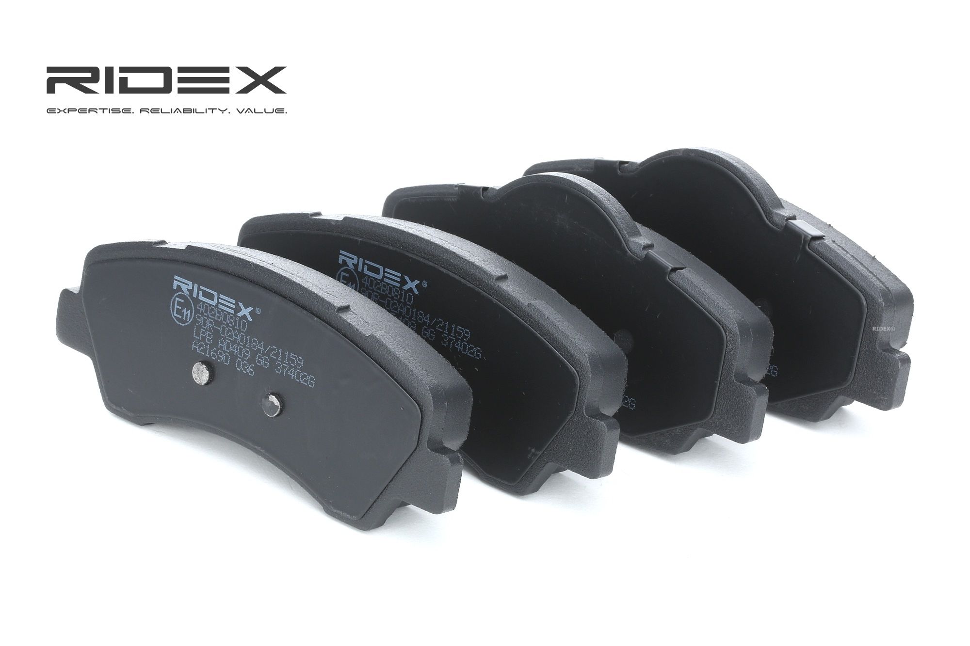 RIDEX Jarrupalat PEUGEOT,CITROËN 402B0810 1608691380,1610699280,1619790580 Jarrupalasarja,Jarrupala, Levyjarru 1608691380,1610699280,1619790580