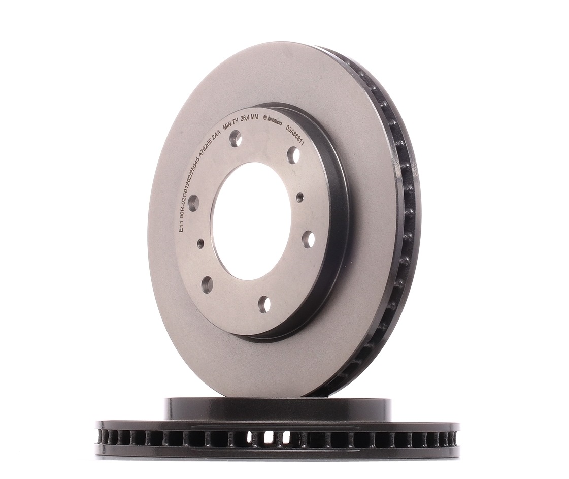 BREMBO Jarrulevyt FIAT,MITSUBISHI 09.A868.11 6000609712,4615A201,MN102276 Jarrulevy