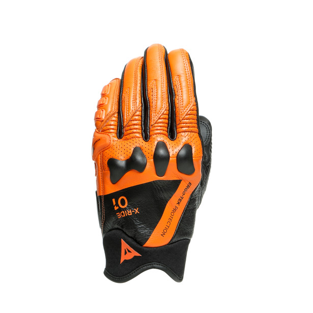 Dainese X-Ride Black Fluo Red Motorcycle Gloves 2XL