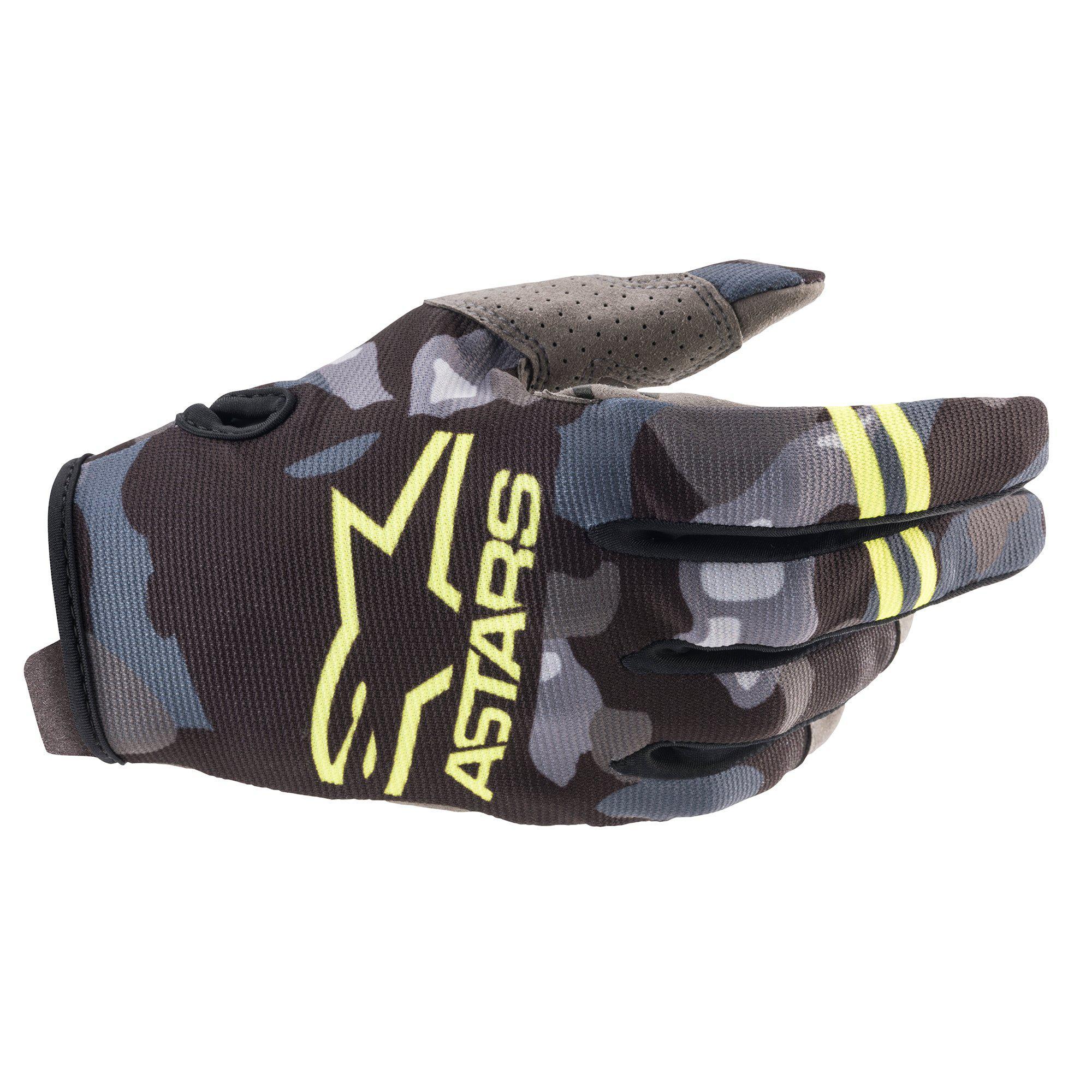 Alpinestars Youth Radar Gray Camo Yellow Fluo XS